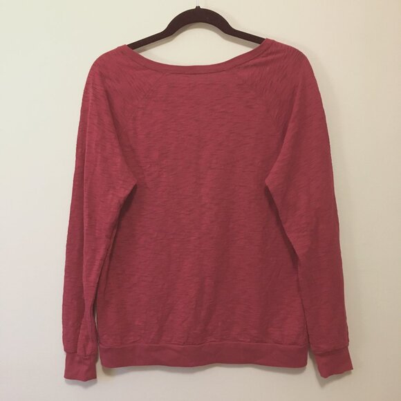 Iconic Disney Mickey Mouse Zebra Print Sequin Crimson Pullover - Picture 3 of 15